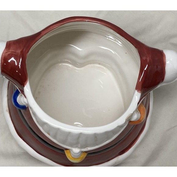 Ceramic Santa Holding Lights Cookie Jar - Asia Master Group - 12" Christmas Item - Picture 12 of 13